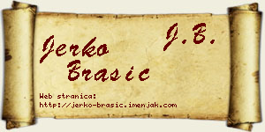Jerko Brašić vizit kartica